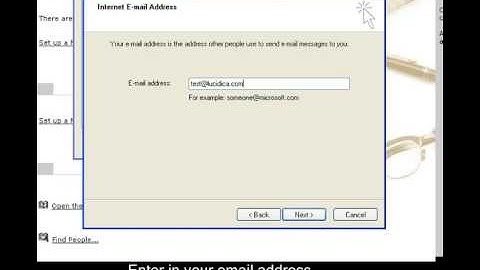 How to set up and IMAP or POP3 account Outlook Epress