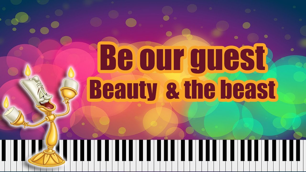 🍝 QUE FESTIN -La bella y la bestia (PIANO Cover Disney)