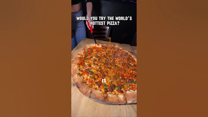 WORLD'S HOTTEST PIZZA, I had to sign a waiver it was so spicy!