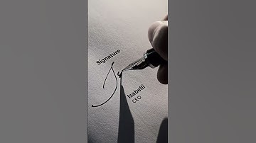How To Design Your Own Amazing Signature | Name: Isabelli