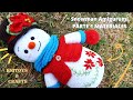 Muñeco De Nieve Snowman Amigurumi Crochet - Parte 1 Materiales