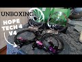 Unboxing new hope tech 4 v4 brakes  rotors