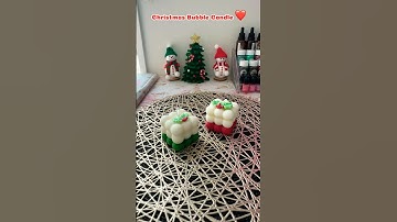 Bubble candle #candles #candlemaking #bubblecandle #christmas #shortsviral #shortsfeed #shorts #diy