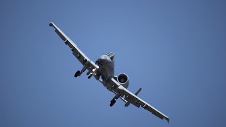 A-10a Up Close and Low passes! - Planespotting at KSTS | Charles M Schulz Sonoma County Airport