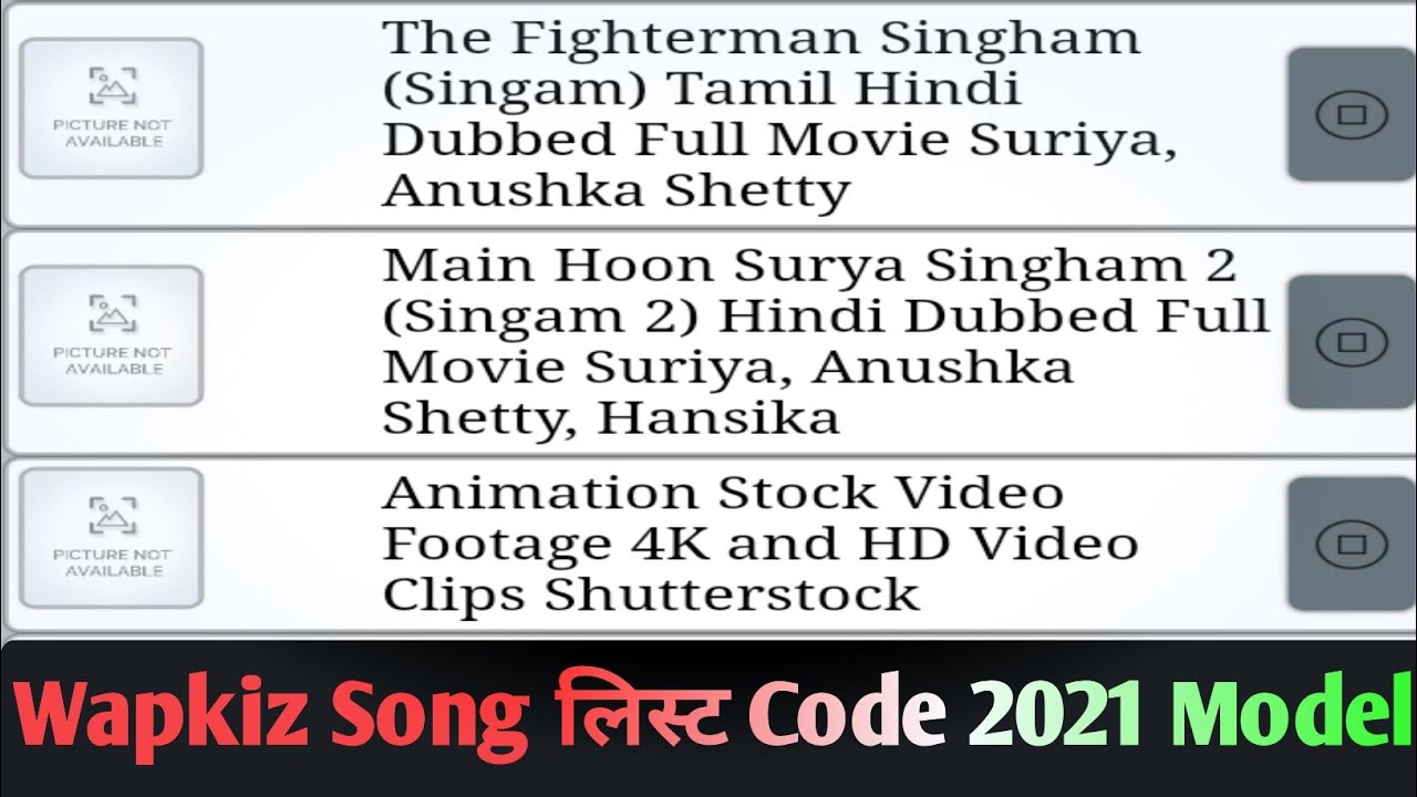 Wapkiz Tutorials || Music List Code Like Any Apps  