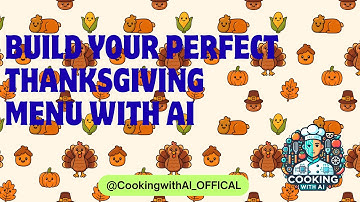 Build Your Perfect Thanksgiving Menu with AI | ChatGPT Menu Planner