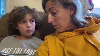 Reading with an Upper KS2 child