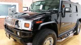 2006 Hummer H2 For Sale~Black/Black~3rd Row~22K~Navigation~Low Miles