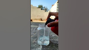 Amazing Science Experiment With Potassium Permanganate #shorts