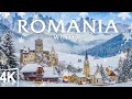 Winter in Romania 4K ❄️ Carpathian Mountains, Snowy Forests &amp; Villages With Calm Ambience