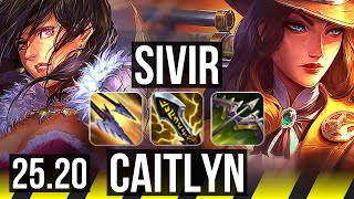 SIVIR & Lulu vs CAITLYN & Janna (ADC) | 13/3/7, Godlike | EUW Master | 25.20