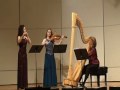 Genzmer - Trio for Flute, Viola, and Harp - I. Andante (Fire Pink Trio)