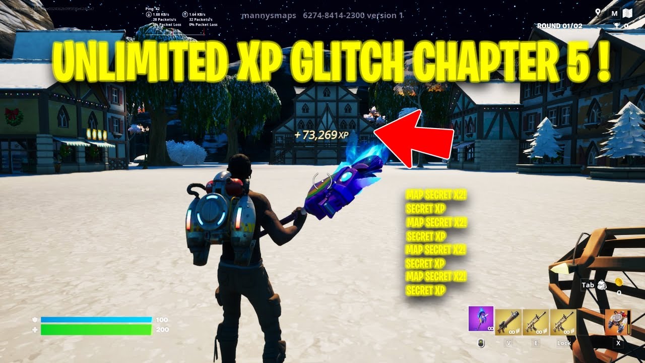 NEW *BEST XP GLITCH MAP* FOR INSANE LEVEL UPS (*220K* XP) - FORTNITE ...