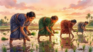 1950s Indian Village Life | Farming & Barter System | Ghibli Style Animation