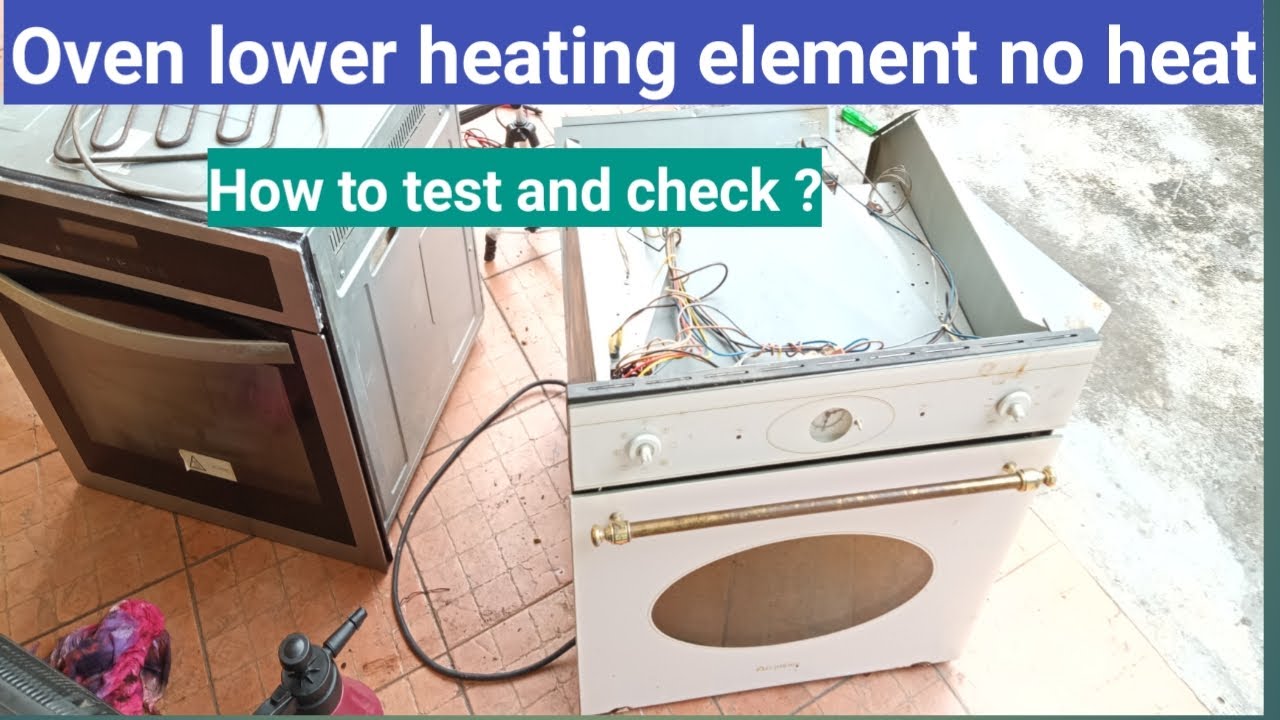 How to check oven heating element ? - YouTube