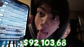 I made $92,103.68 in 5 minutes...