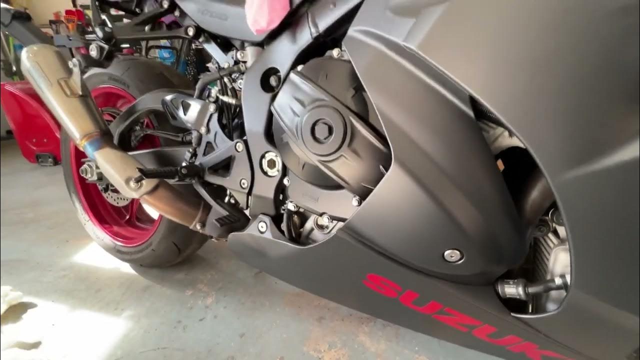 2017 GSXR 1000 oil change YouTube