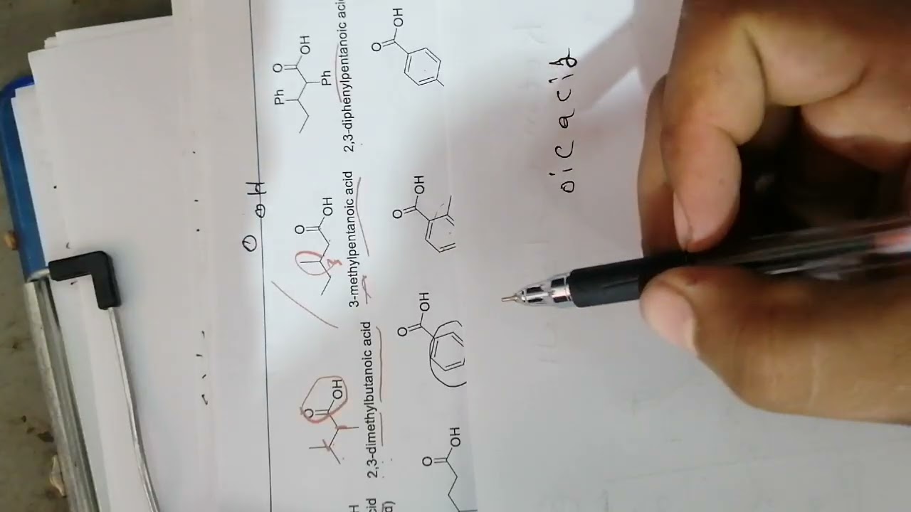 شرح التسمية العضوية من الكيتون الى Amide الجزء الرابع والاخير شوفو الوصف 