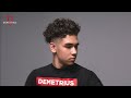 DEMETRIUS | Мужская стрижка Андеркат на кудрявые волосы | Undercut curly hair men | Стрижка бритвой