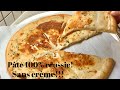 Pizza sauce blanche sans crème! avec une pâte 💯 réussie / white sauce Pizza without cream