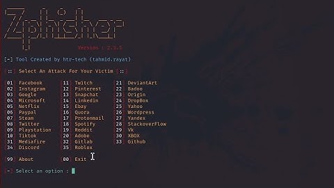 How to install zphisher in kali linux | HackTech Academy