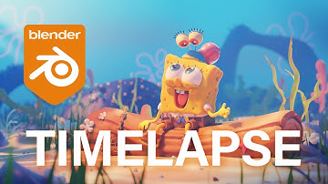 TIMELAPSE : SpongeBob and Gary