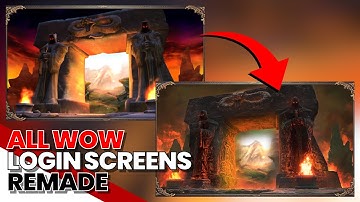 Remake : World of Warcraft Login Screens (AI) ⭐ (Vanilla to The War Within) #fanmade