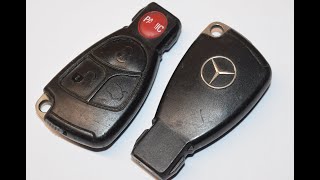 Mercedes Benz C280 C350 E350 S350 Key Fob Battery Replacement - EASY DIY