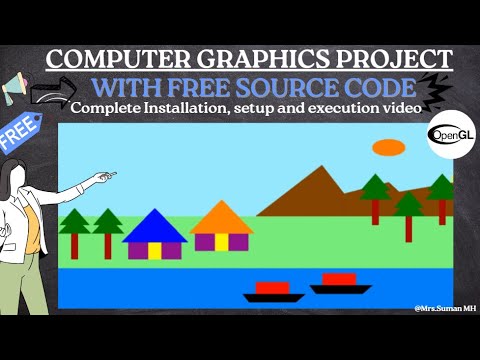 Village View | OpenGL Project | Computer Graphics Project | With Free ...