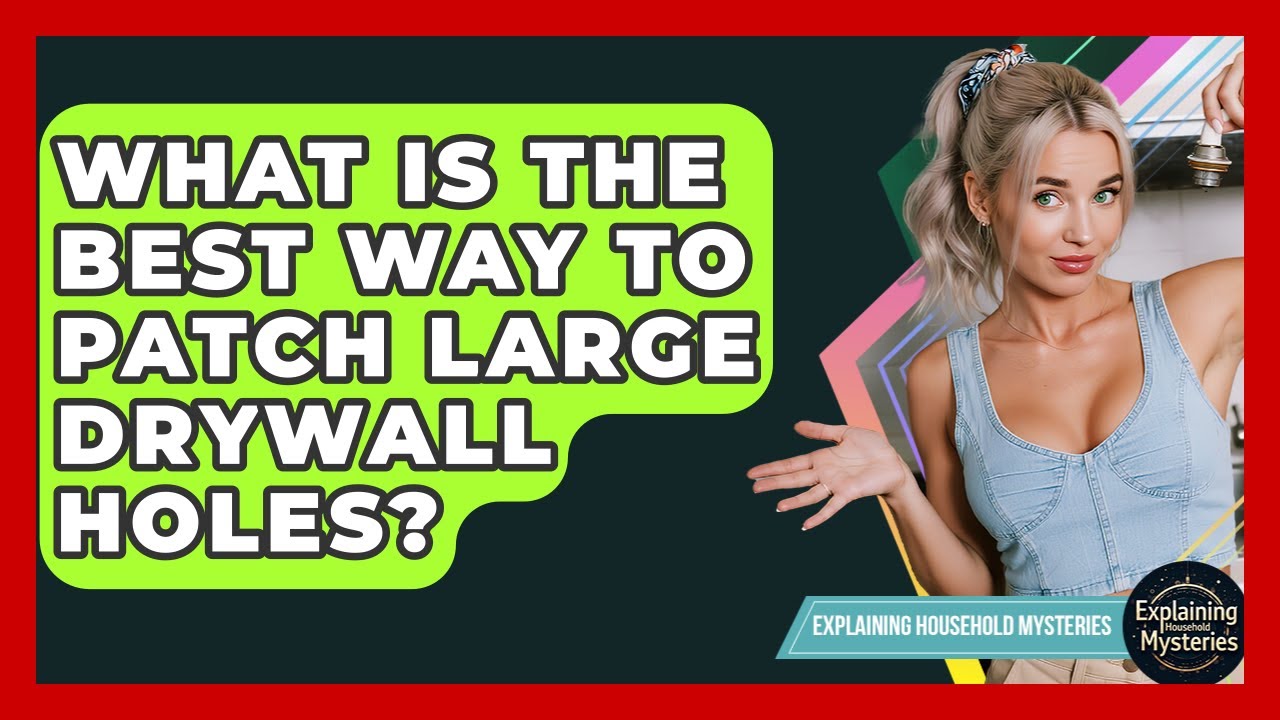What Is The Best Way To Patch Large Drywall Holes? - Explaining Household Mysteries