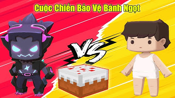MINI GAME : CUỘC CHIẾN BẢO VỆ BÁNH NGỌT ** THỬ THÁCH ĂN BÁNH CỦA PIXEL VÀ GIÀNH CHIẾN THẮNG