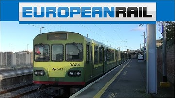 Iarnród Éireann Irish Rail DART 8100 EMU departs Howth Station