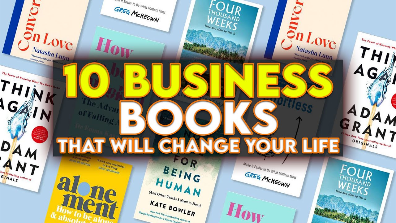 10 Best Business Books to Read That Will Change Your Life YouTube