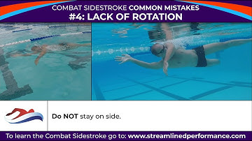Combat Sidestroke Common Mistake #4: Lack of Rotation – by Streamlined Performance