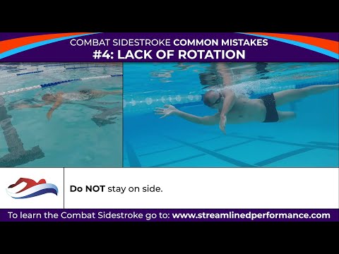 Combat Sidestroke Common Mistake #4: Lack of Rotation – by Streamlined Performance