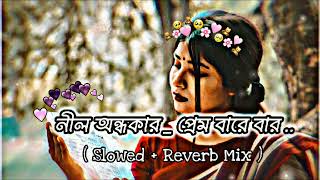 নীল অন্ধকার প্রেম বারে বার 🥀💔🌼 (Slowed Reverb Mix) (প্রেম আমার)