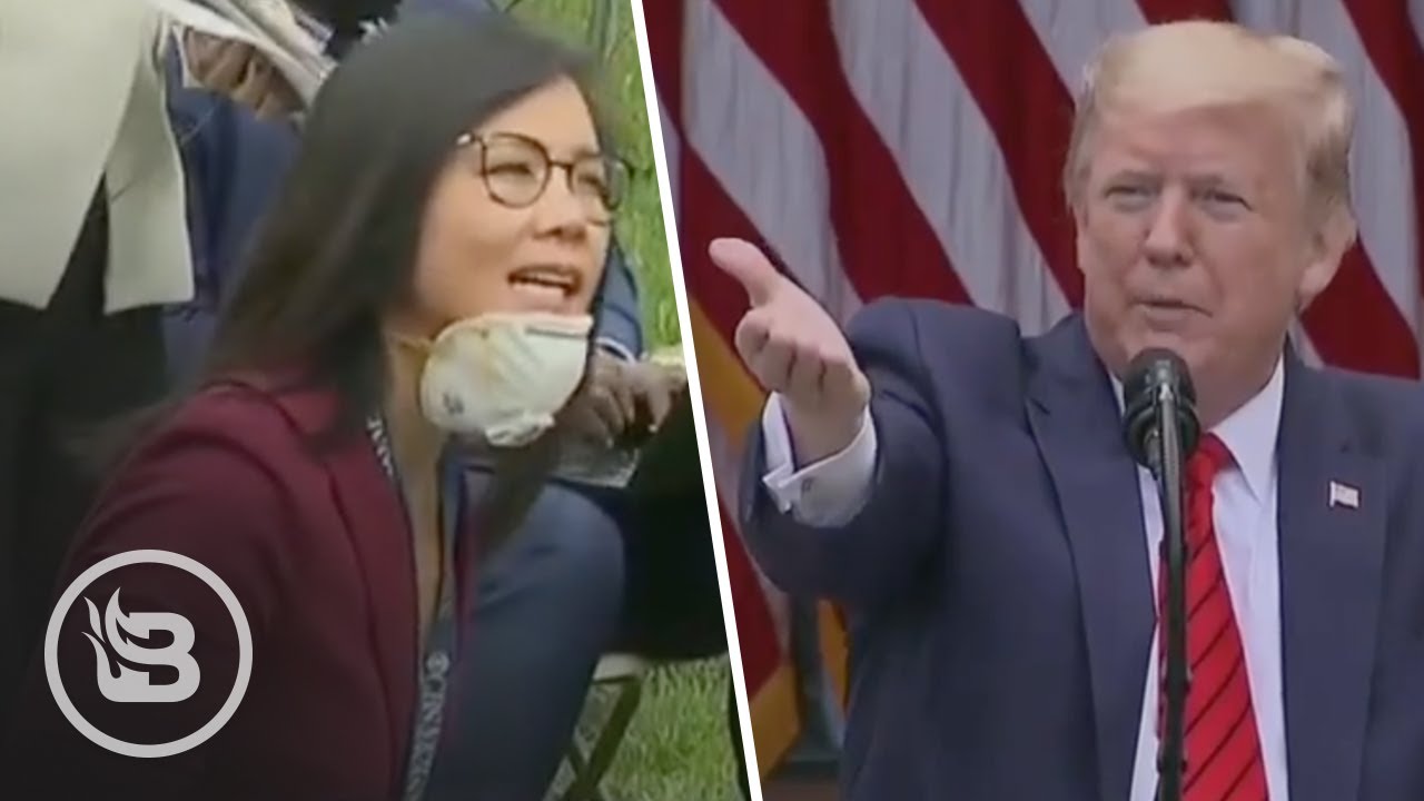 Reporter MELTS DOWN, Hints Trump's Racist - Trump WALKS OUT