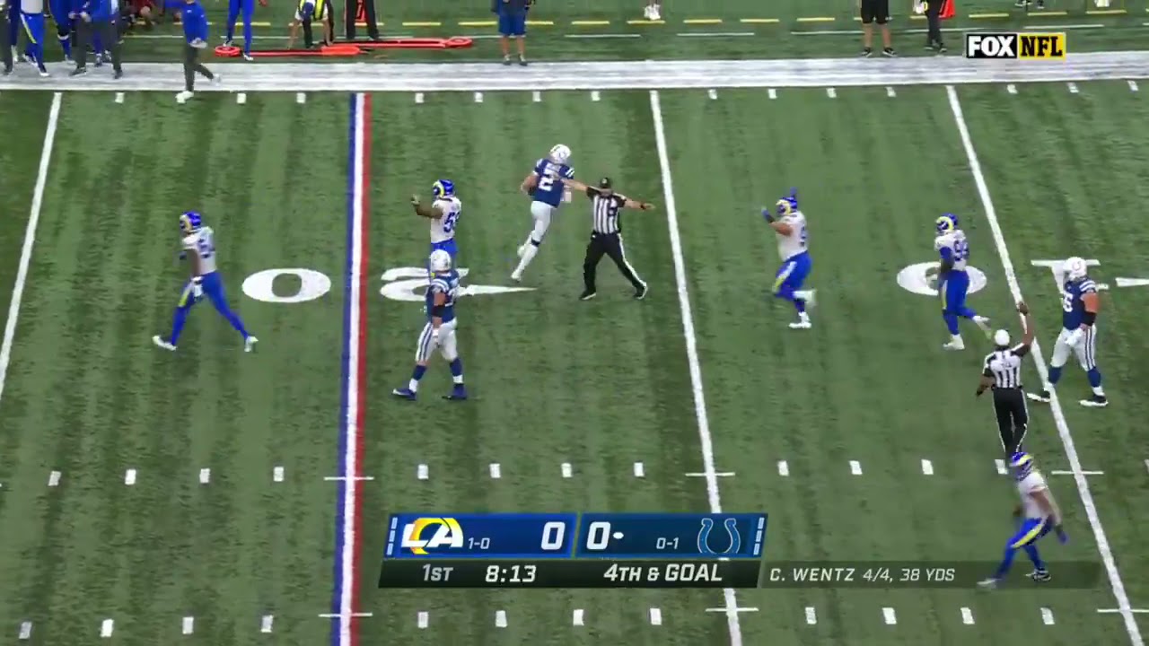 Leonard Floyd comes in hot and shuts down the LA Rams's 4th goal