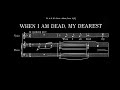 Lisa Milne sings Ireland - When I am dead, my dearest