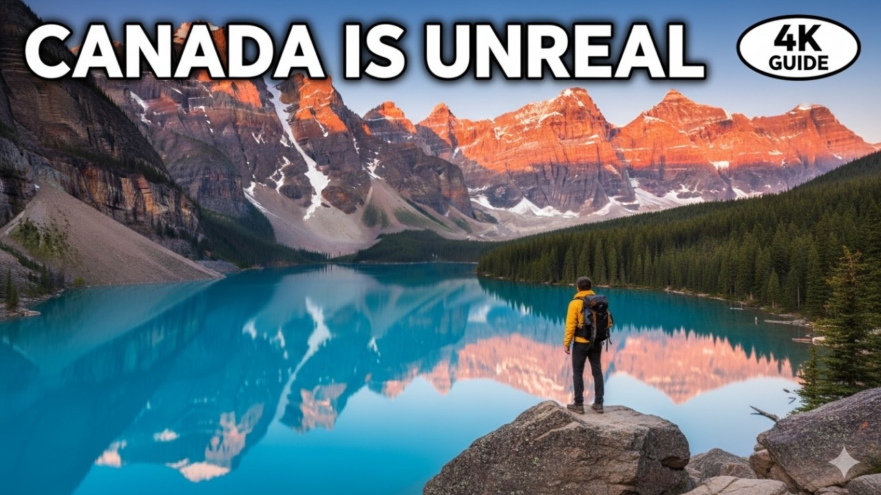 Wonders of Canada in 4K: From the Rockies to the Atlantic (A Cinematic Tour)