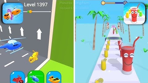 Shape-Shifting 🆚 Juice Run : All Levels GamePlay Walkthrough Android, iOS 😱 BIG UPDATE