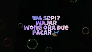 Wa sepi wajar ora due hp