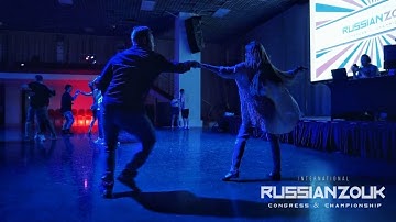 Russian Zouk Congress. Welcome Party. Kirill Pugovkin & Kristina Shkitina #Zouk improvisation