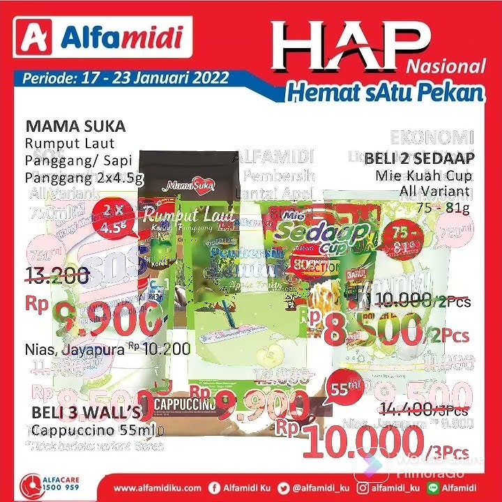 Promo alfamidi periode 17-23 Januari 2022