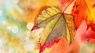 How to Paint Fall Leaves with Watercolor screenshot 4