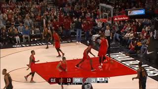 LeBron James' Vicious Poster Dunk on Jusuf Nurkic || Crowd\/Bench Reactions || (03\/15\/2018)