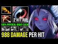 988 DAMAGE PER HIT 100% Physical Right Click 1v5 Max Vengeance Aura Brutal Vengeful Spirit Dota 2