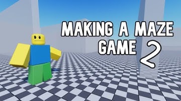 I Tried Making a Maze game in Roblox Studio | Devlog 2 | Scripting AND Modeling