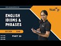 Idioms & Phrases l English Paper 1 l part 16 l ISS/IES 2026