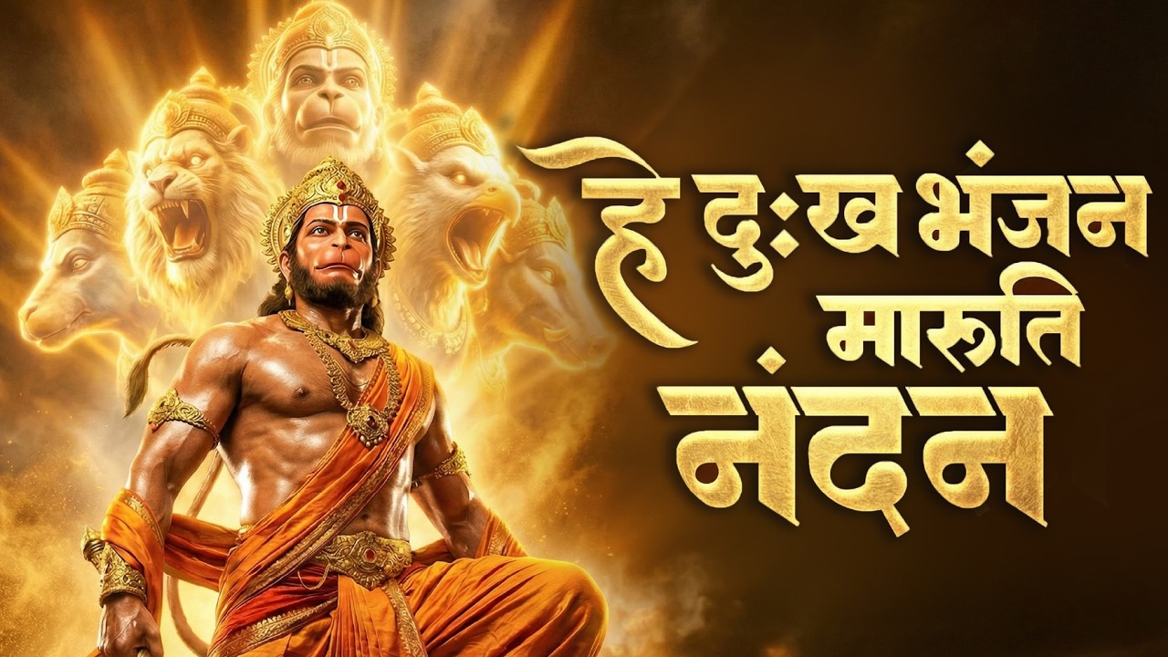 हे दुःख भंजन मारुती नंदन | Hey Dukh Bhanjan Maruti Nandan | Hanuman Bhajan | Hanuman Song | Bhajan